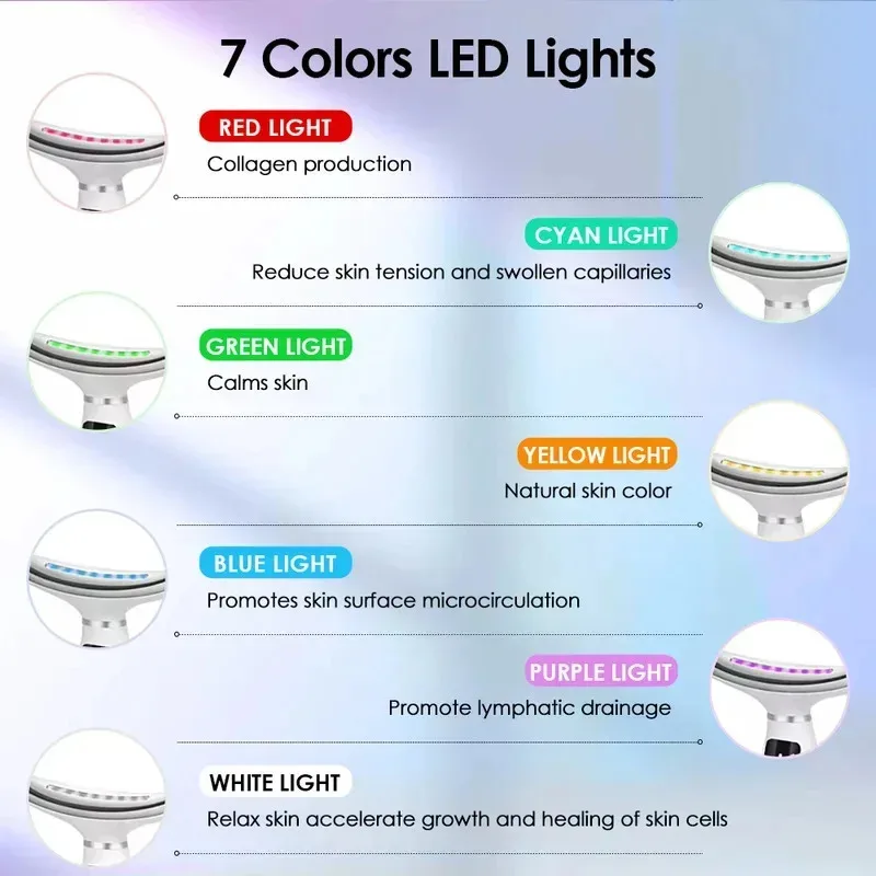 LED massager designed for face and neck care